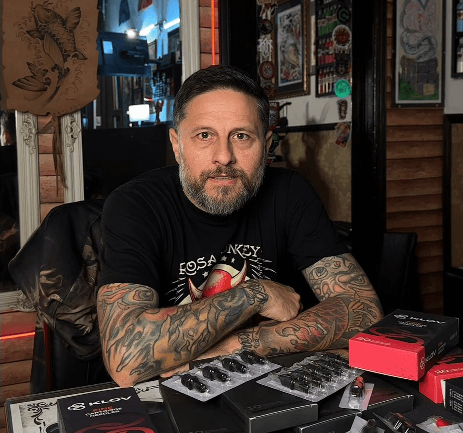 Retrato de Ismael, tatuador